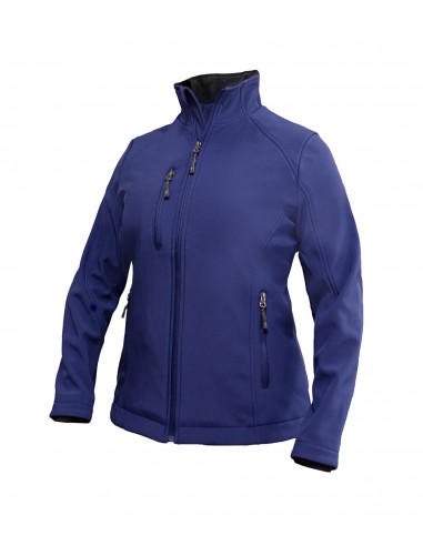 Chaqueta Softshell Rhelmu Dama Azul