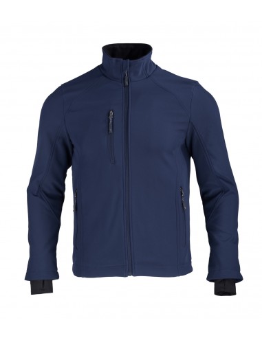 Chaqueta Softshell Rhelmu Hombre Azul