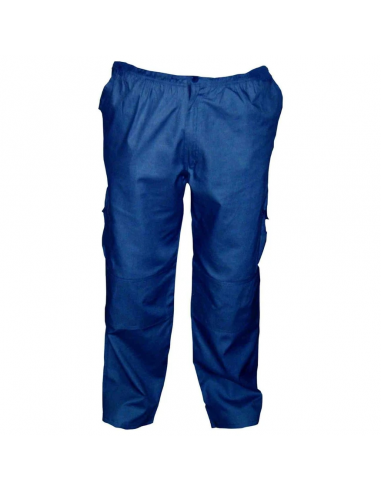 Pantalón Poplin Forrado Azul