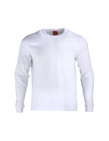 Polera C/Redondo M/Larga Blanca