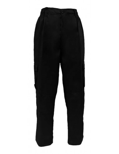 Pantalón Cargo Gabardina Negro